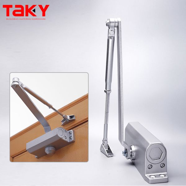 Hydraulic Soft Closing Door Closer for Heavy Duty Automatic Doors 120KG Capacity