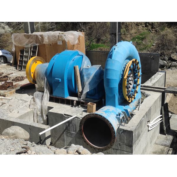 Water Head Customized Hydroturbine Generator 450-1000rpm 50HZ/60HZ Frequency