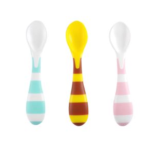 Cheap EN14350-2 Soft Silicone Spoon No BPA Exquisite Gift Set wholesale