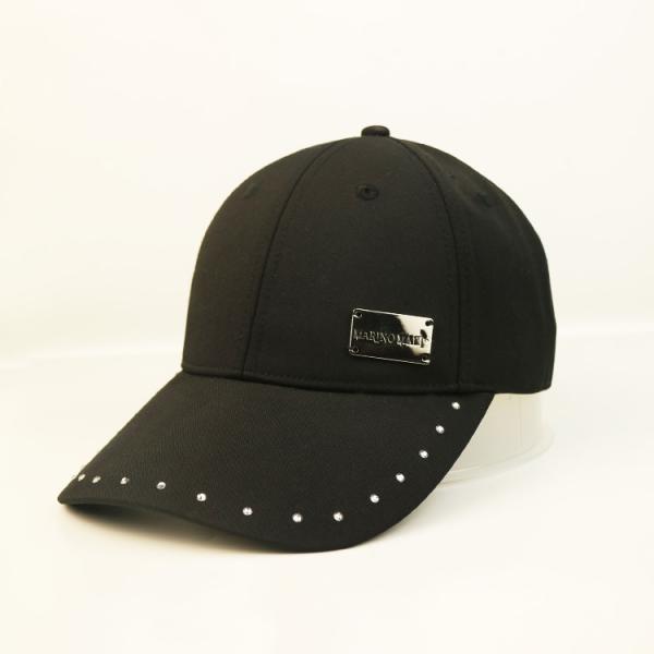Bsci Curved Brim Polyester 5 Panel Baseball Cap Adjustable With Metal Buckle