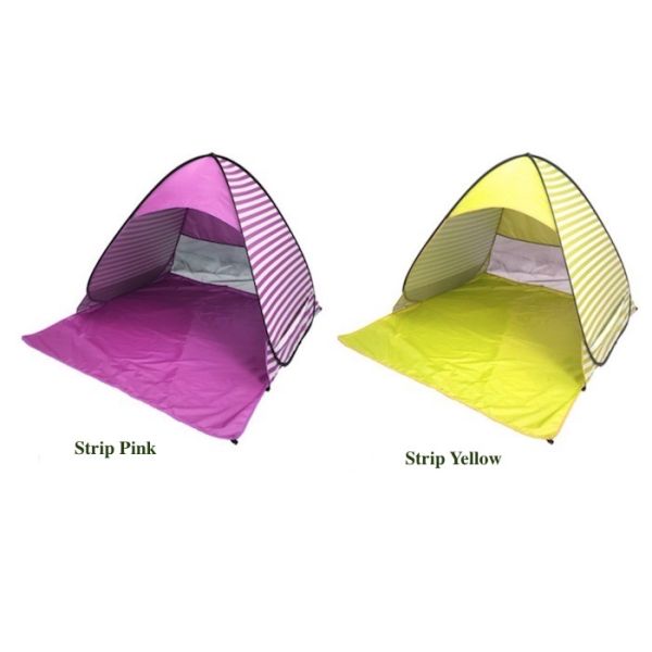 190T Festival Camping Tent Silver Coated Polyester Sunproof Pop Up Canopy 165X200X130cm