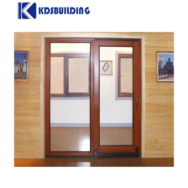High Quality American Wooden Main Lift And Slide Door Design With Internal White Shutter