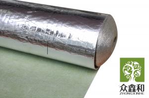 China Silver Film High End Rubber Floor Underlayment  Soundproof For Laminate Flooring on sale