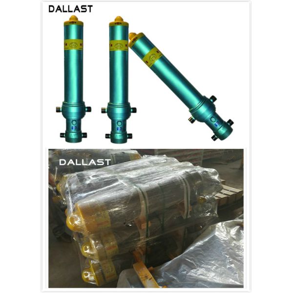 Front End Hydraulic Lift Cylinder for Engineering Machinery , Telescoping Hydraulic Ram