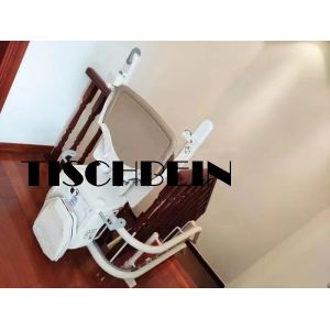 Government Office Wheelchair Lift 250kg Curcled Guide Rail Barrier-free