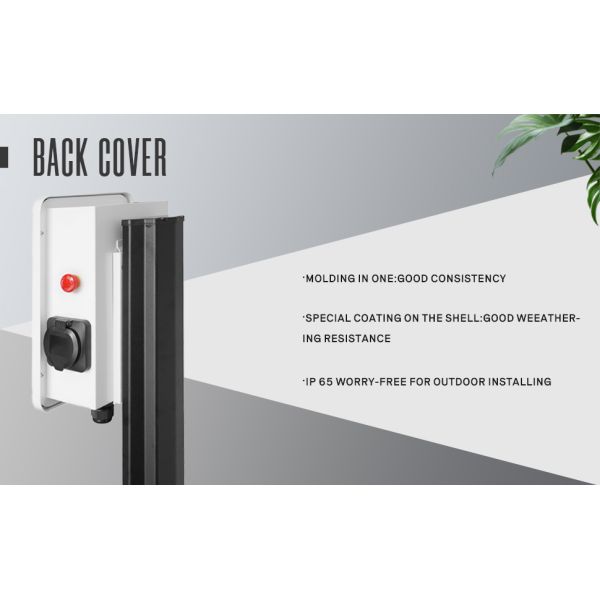 CE EV Fast Wall mounted AC Charging Station 22kw*2 Type 2