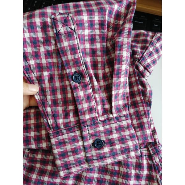 Yarn Dyed Printed Fire Retardant Work Shirt 210gsm 260gsm FR Plaid Shirt For Welder