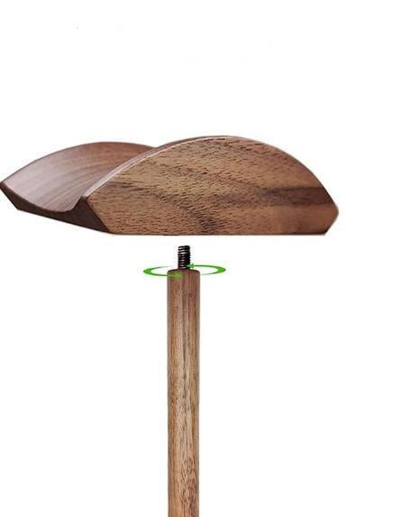 Wooden Headset Holder. Storage and Gaming Stand. Anti-Slip with Solid Base. Earphone Accessories