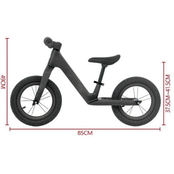 3K Full Carbon Fiber 12 Inch Balance Bike No Pedal For Kids Riding