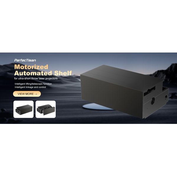 OEM TV Cabinet Stand Projector Sliding Module Electric For Ultra Short Throw Projector Motorized TV Cabinet