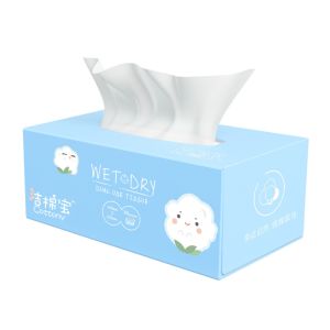 Reusable Pure Cotton Household Cleaning Wipes / Ultra Soft Dry Wipes