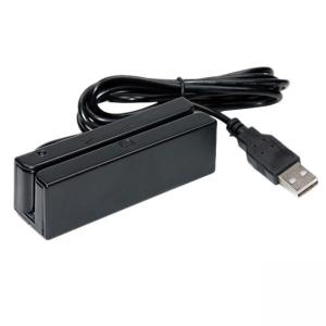 Cheap Bi Directional Black Manual Magnetic Card Reader Writer With USB RS232C PS2 Interface wholesale
