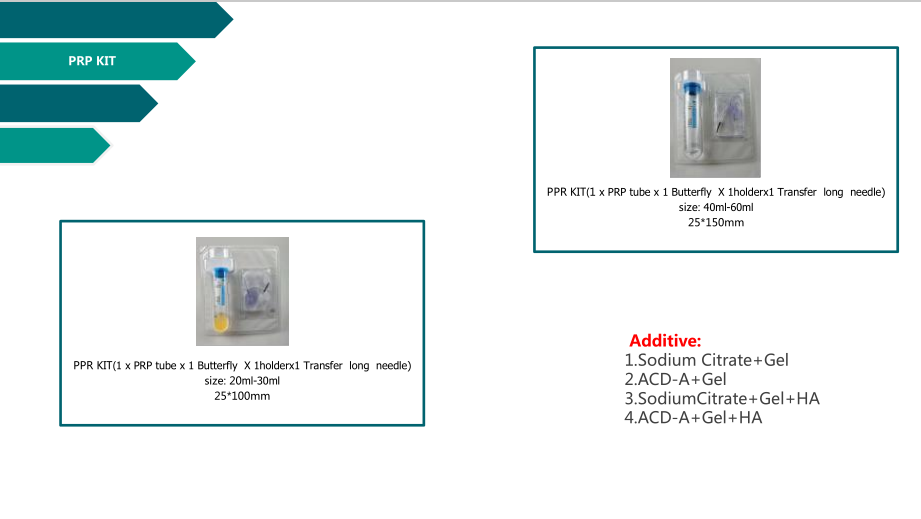 Disposable PRP Tubes Relieve Pain ACD-A PRP Gel Separator Tubes