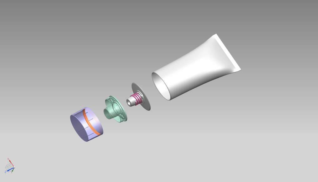 35ml - 110ml Tooth Paste Tubes White Empty Toothpaste Tubes With Rabbit Teeth Flip Top Caps