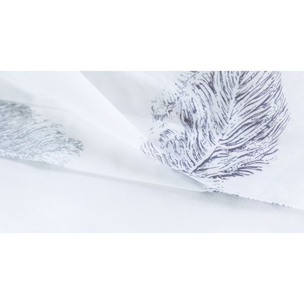 Printed Duvet Linen Duvet Cover , King Size Duvet Cover Customized Colors