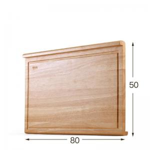 Cheap Double Sided Baking 80x50cm Wood Block Cutting Board For Household Use wholesale