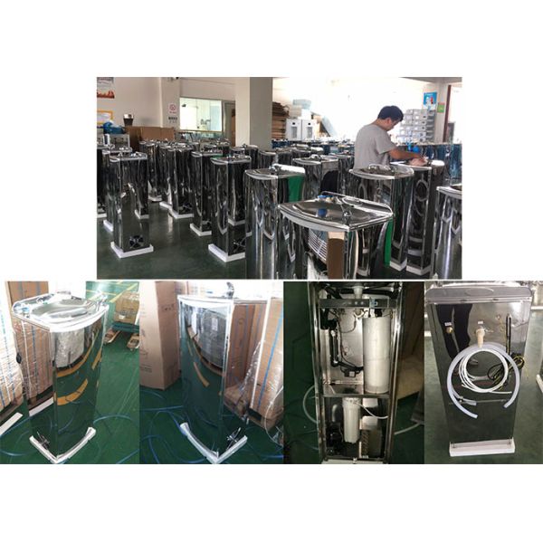 YLR-600B Stainless Steel Freestanding POU Water Cooler Compressor Cooling System