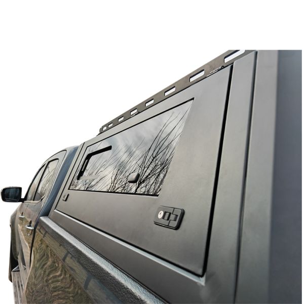 117 Black Aluminium Alloy Bed Cover Canopy for Tundra Dodge RAM GMC and TOYOTA Tundra