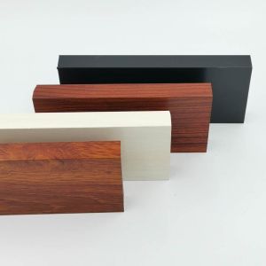 Cheap Iraq Algeria Aluminum Kitchen Profile Wood Finish Aluminium Profiles wholesale