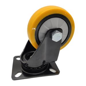 Cheap 100mm 125mm Swivel Plate Industrial Wheels wholesale