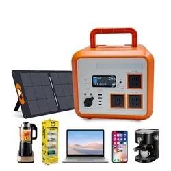 Cheap Home Portable Solar Generator 1500W Portable Power Station USB DC AC Outlet Battery wholesale