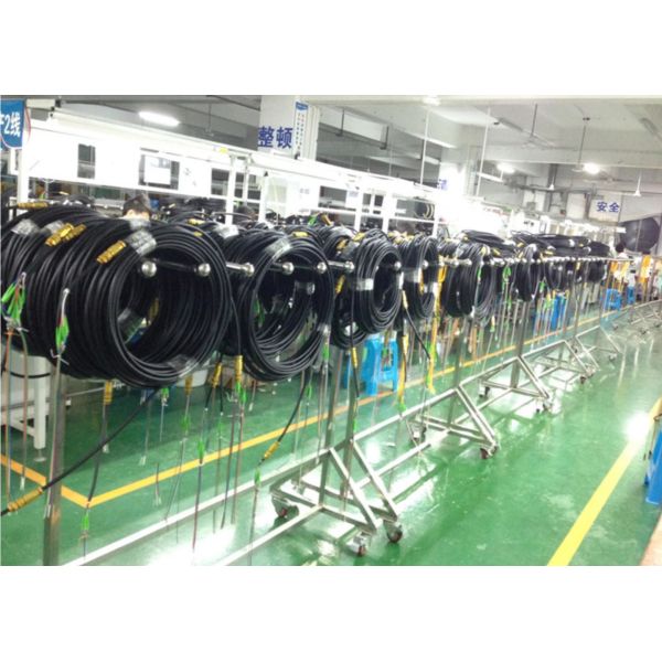 IP67 Waterproof Fiber Optic Pigtail Single Mode 4 Fibers 3m PE Sheath