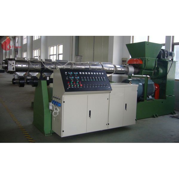 PS / ABS / PVC single screw extruder machine with Inverter motor