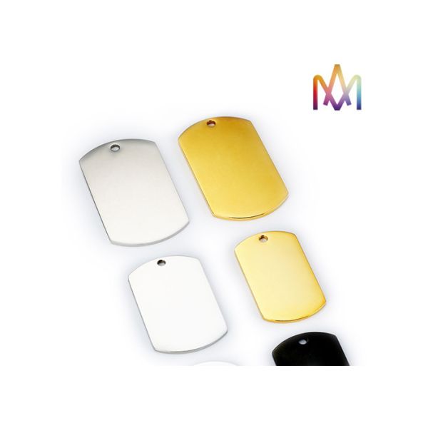 ODM Stainless Steel Engraved Charm Tags