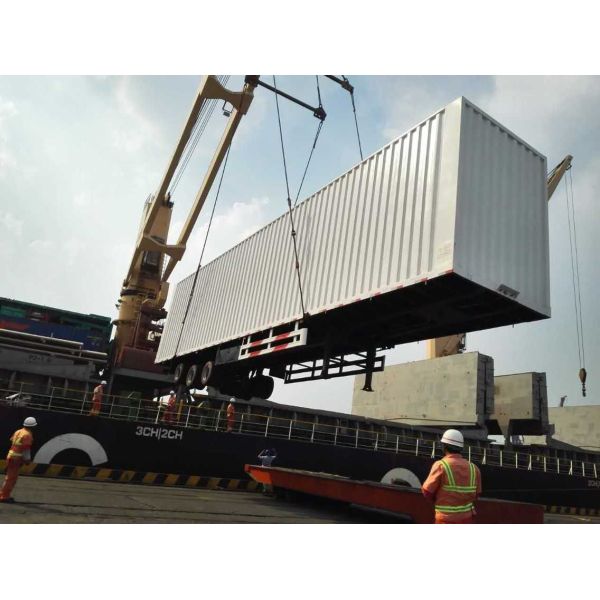 53ft Enclosed Box Cargo Dry Wing Van Truck Semi Trailer with 30-100T Max Payload