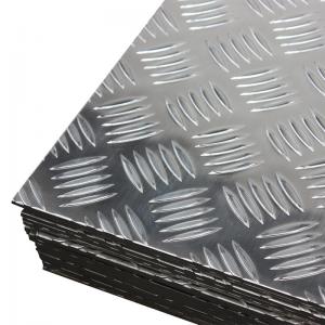 China 6MM 4MM Aluminium Chequered Plate Al Embossed Tread Plate 5052 5083 5754  3004 3005 3105 on sale