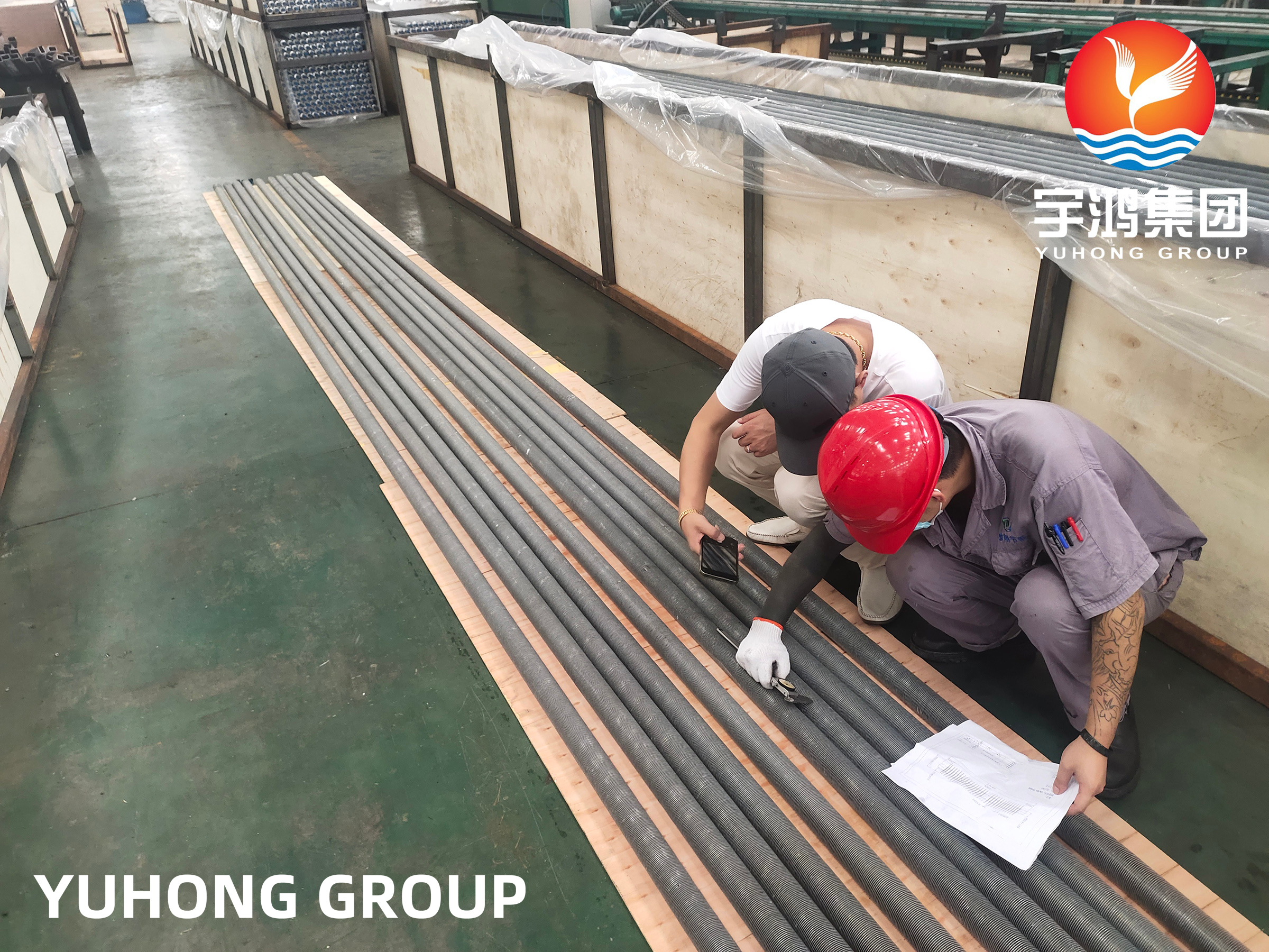 ASME SA249 TP304 Extruded Fin Tubes With AL1060 Fins For Heat Exchanger And Boiler