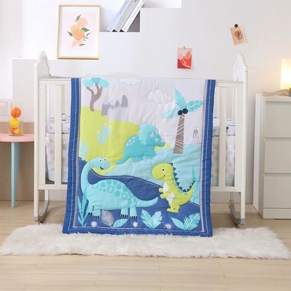 Premium 3-Piece Cartoon Baby Bedding Set , Newborn& Infant Nursery Bedding Set