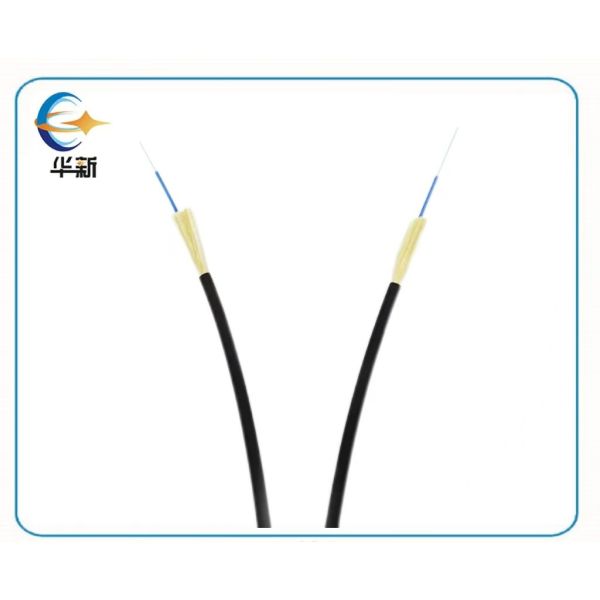 1 Core Indoor Optical Cable Aramid Yarn LSZH GJFJH Tight Buffer FRP Kevlar