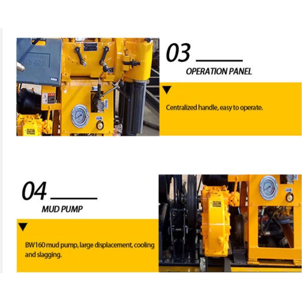 1/6 Small Electric Quarry Blasting Drill Rig Geology Drilling Machine