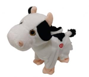 China 0.22m 8.66in Plush Cute Cow Stuffed Animal Singing Dancing Function on sale