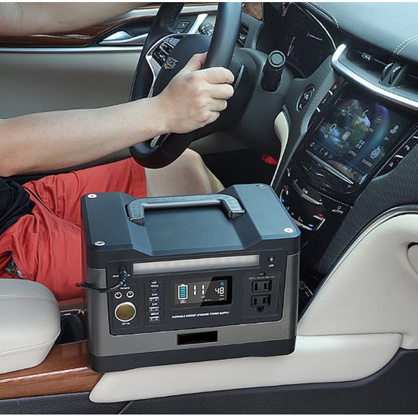 110V Mobile Power Generator Portable Outdoor Emergency Power Supply 500W