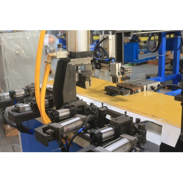 Full Automatic Wire Bending and Butt Welding Machine , Steel Wire Bender
