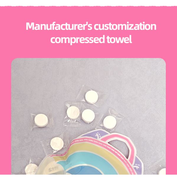 Disposable Cotton Compressed Travel Towel Tablets Expandable Towel Compressed Compressed Towel