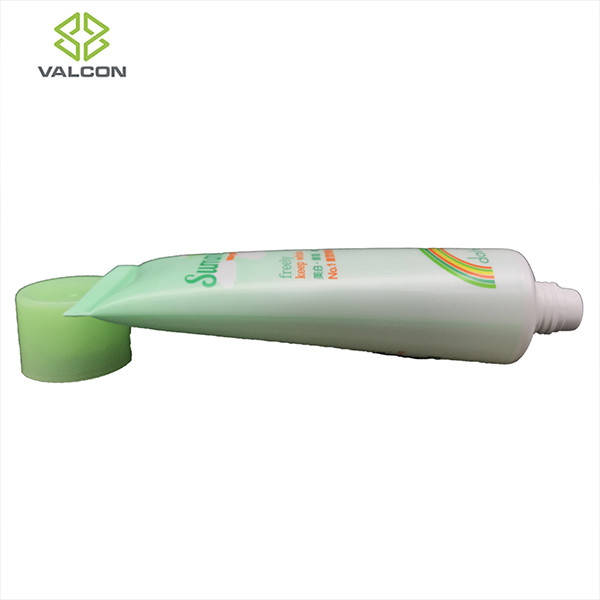 Green Pharmaceutical Tube Packaging , 50 ML Cream Tube Packaging Screw Cap