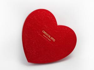 China Exclusive Romantic Bright Heart Shaped Chocolate Gift Box Valentine'S Day on sale