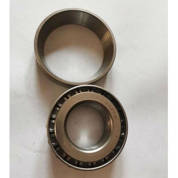 30205 Single Row Tapered Roller Bearing Low Friction Steel Cage