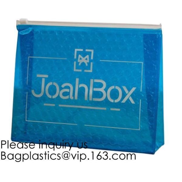 Make Up Or Cosmetic Packing Mini k Bags Cushioning Laser Pvc k Bubble Bag Holographic Zipper Bag PVC Laser C