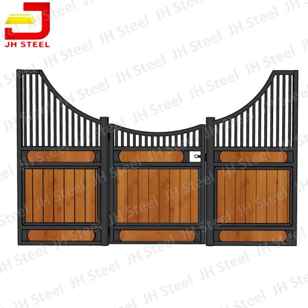 Customized Front Door Type Stall Front Grills Use Sliding Stable Door