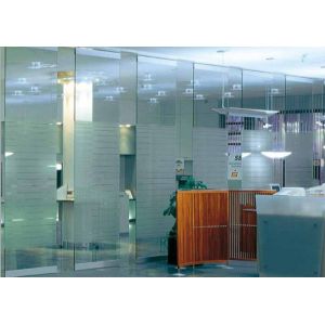 Cheap Tempered Glass Partition Wall For Office Room Convenient Operability wholesale