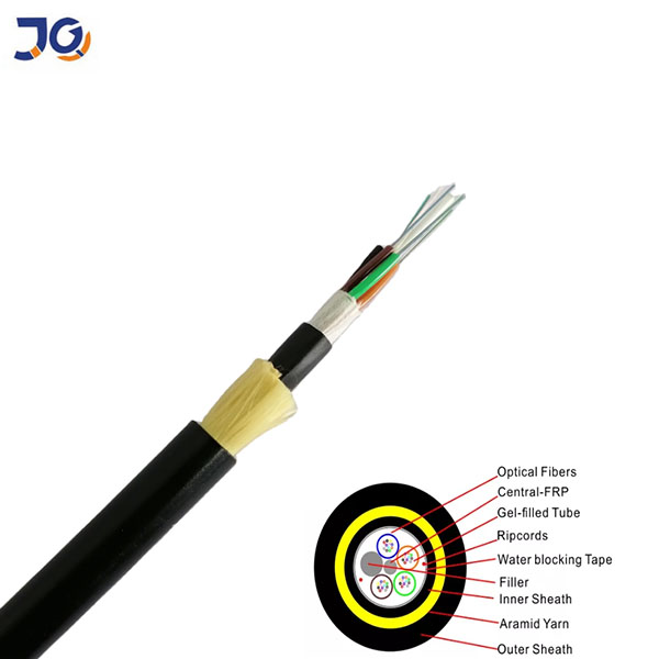 ADSS Fiber Optic Cable 8 12 24 48 96 Core Cable Fiber Optic ADSS Cable