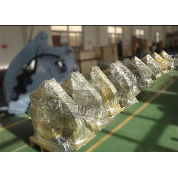 Stone Excavator Grapple Bucket Fixed Type Hydraulic Power High Strength Steel Grab