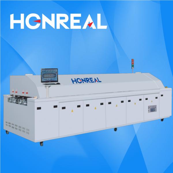 Quality Factory price SMT chip mounter Assembly Line Lead-Free Hot Air Reflow oven for sale