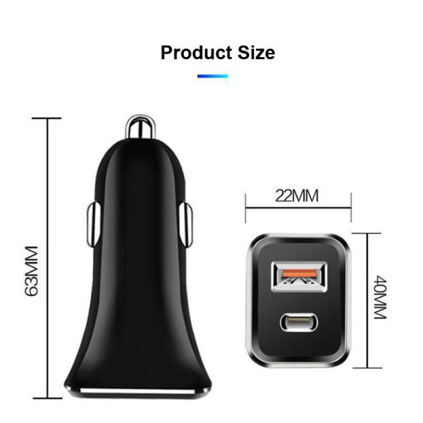 36W USB Car Charger