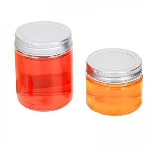 China High Durability 300ml Food Storage Jars , Screw Lid Wide Mouth Glass Jars on sale
