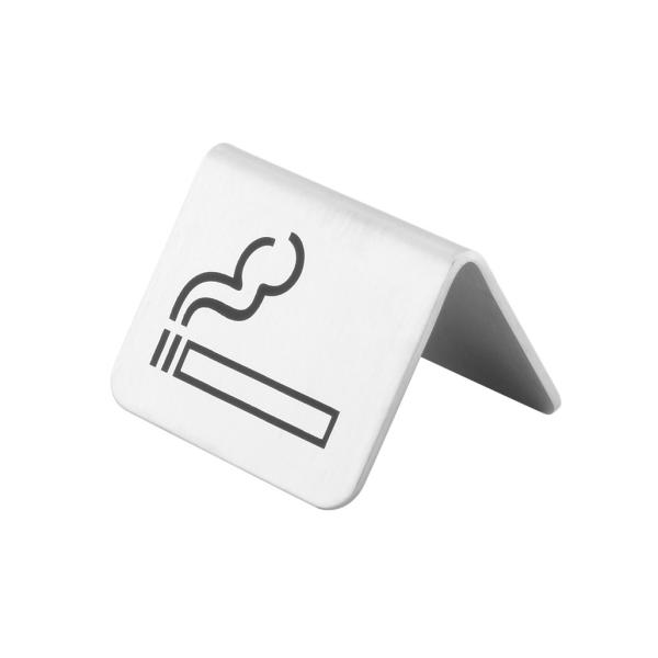 SS Stackable Table Tent Signs / " Smoking Area " " No Smoking " Warning Symbol Room Service Indicator